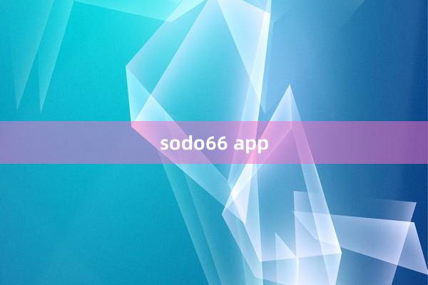 sodo66 app