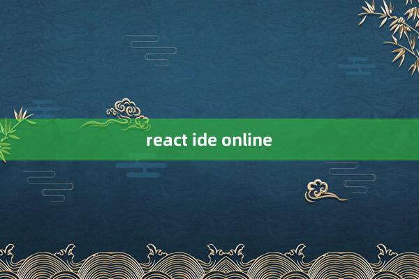 react ide online