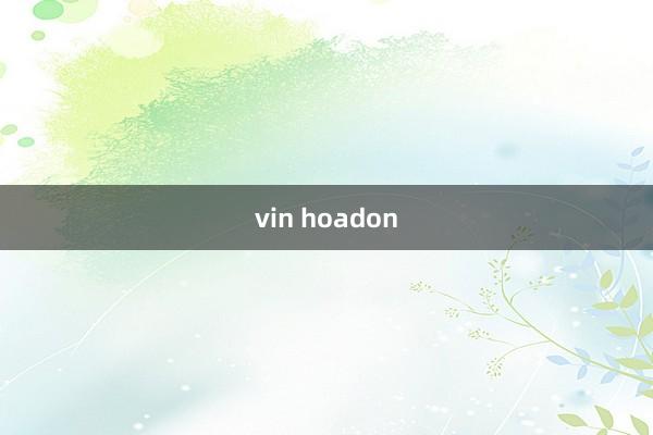 vin hoadon